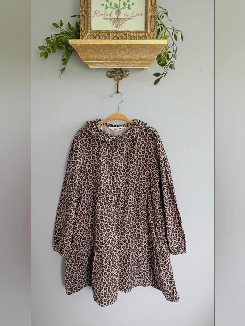 Mini Boden Leopard Print Casual Dress